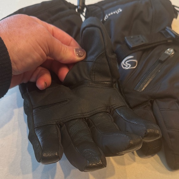 Arctix Women's Black Winter Gloves leather plus triplex excellent condition - Picture 4 of 8